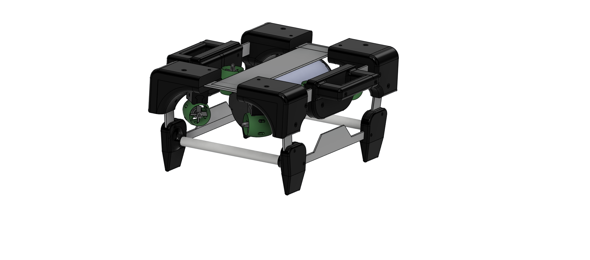 Completed CAD model of current robot